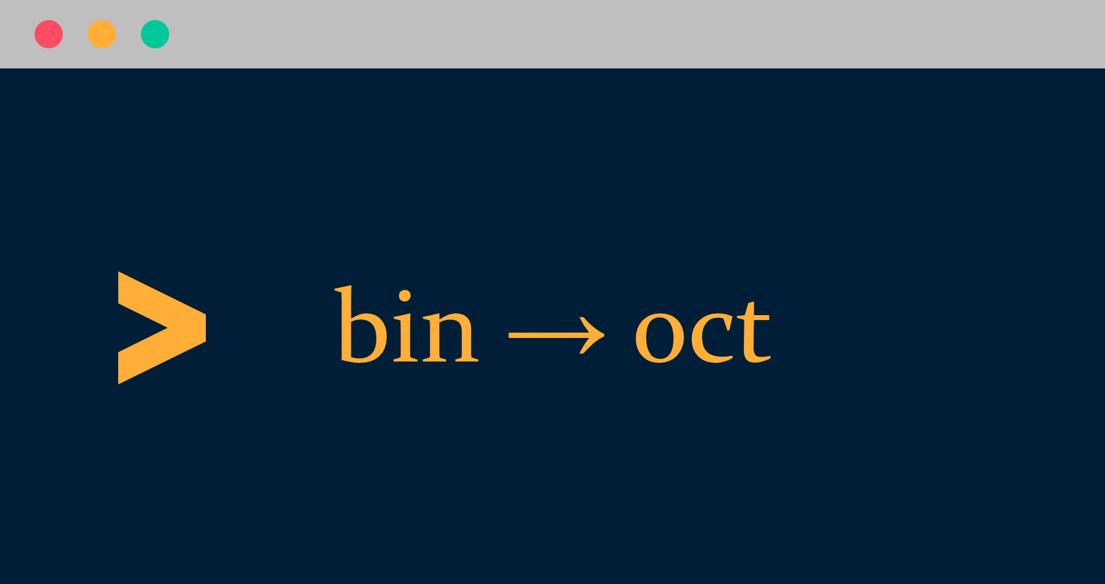 Binary Octal Image