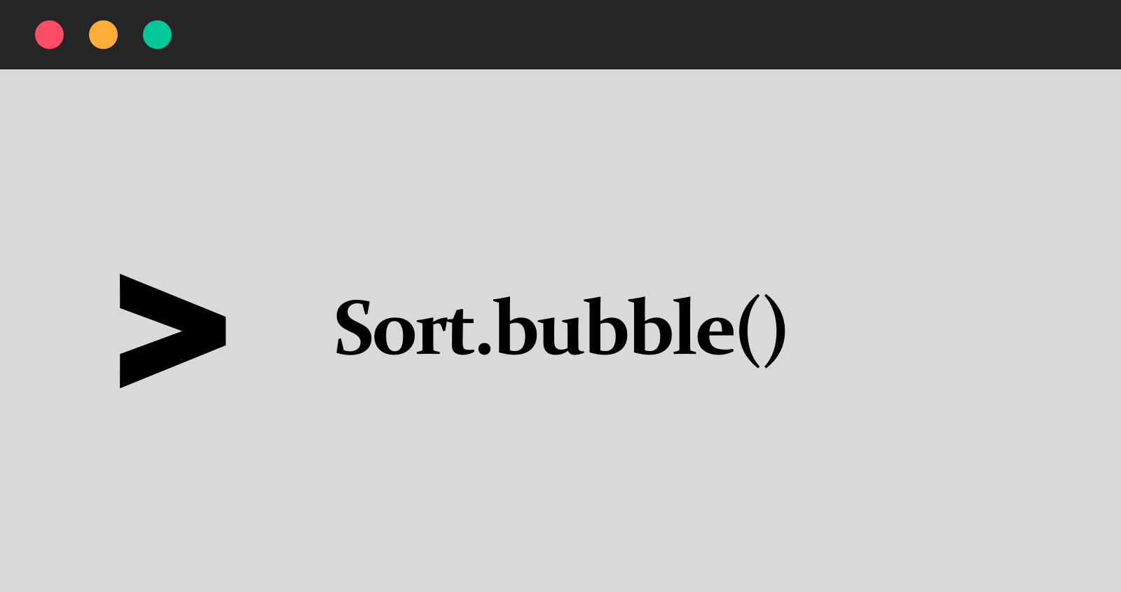 Bubble Sort Image