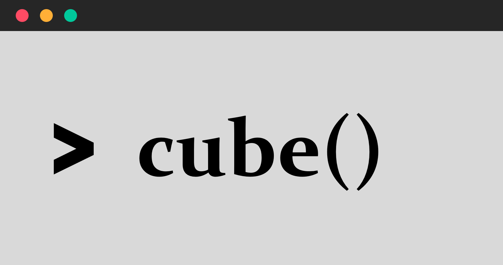 Cube Image