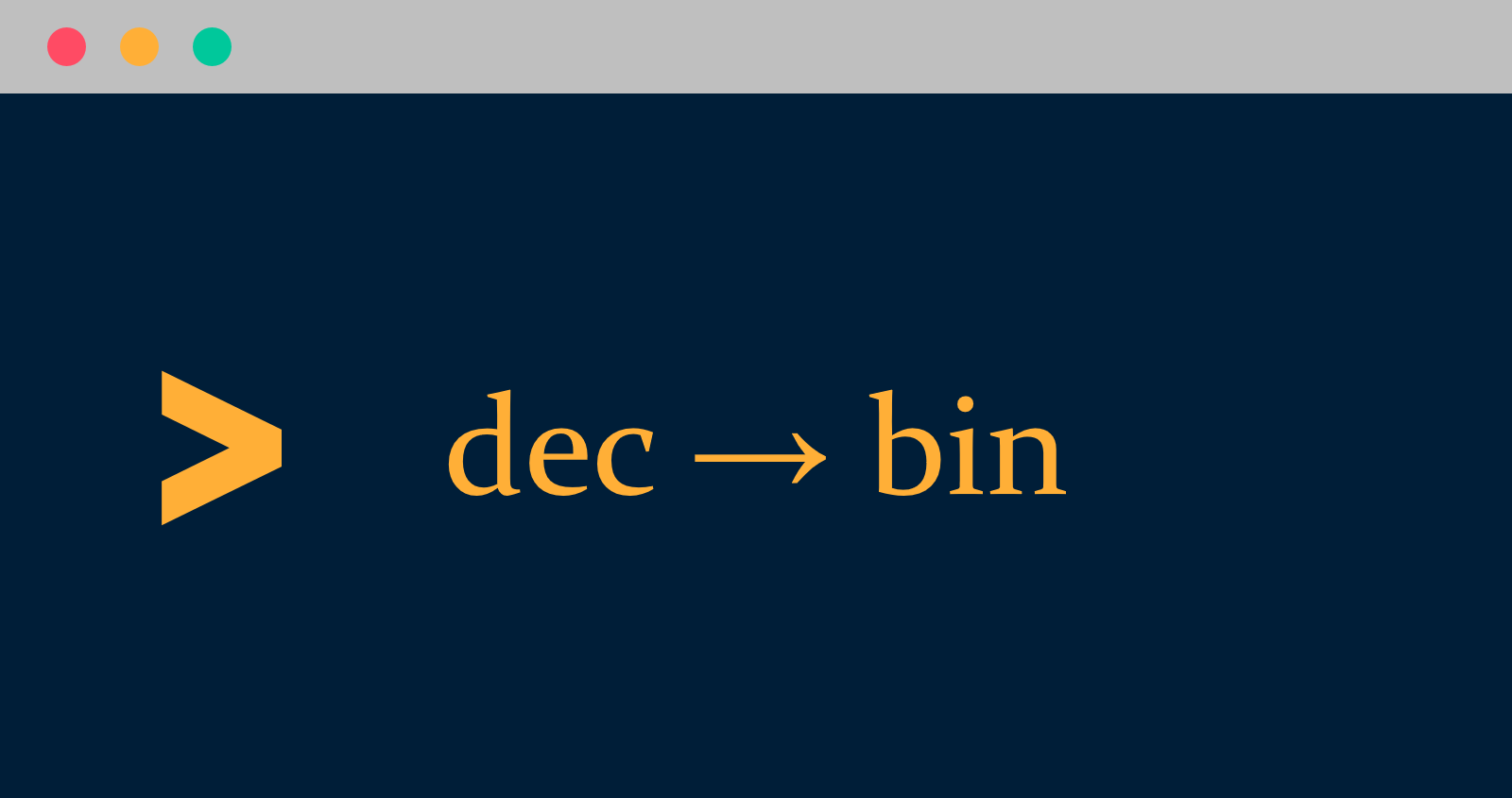 Decimal Binary Image